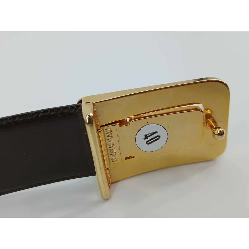 Vintage Christian Dior leather belt (40)